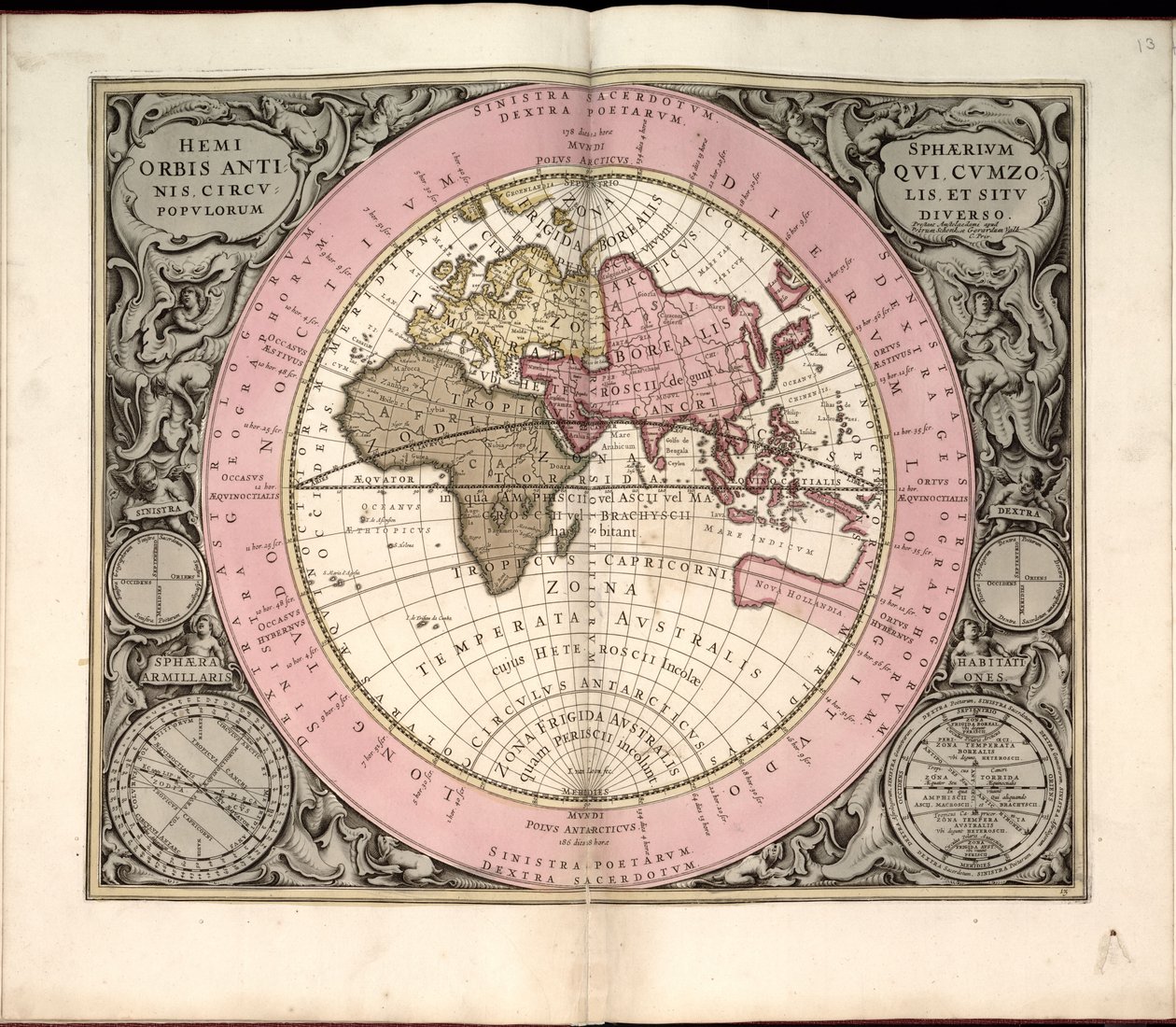 Harmonia macrocosmica door Andreas; Schenk Cellarius