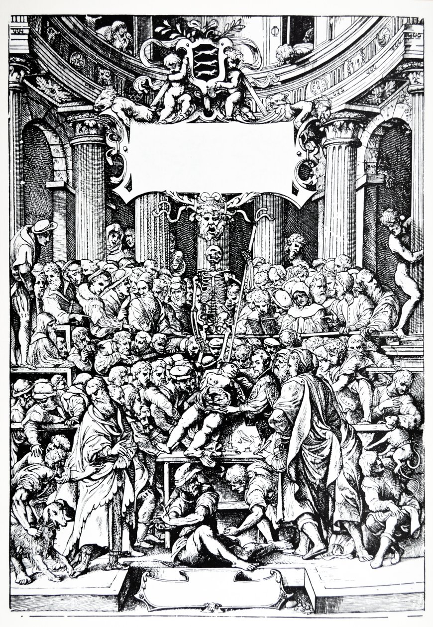 De Platen uit de Epitome van de De Humani Corporis Fabrica door Andreas Vesalius