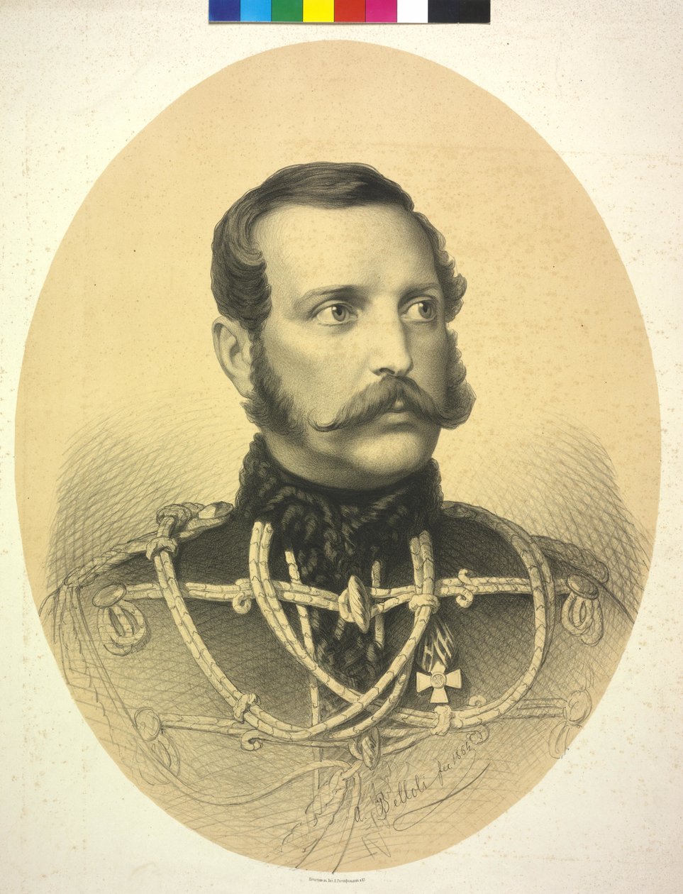 Keizer van Rusland Alexander II door Andrej Franzowitsch Belloli