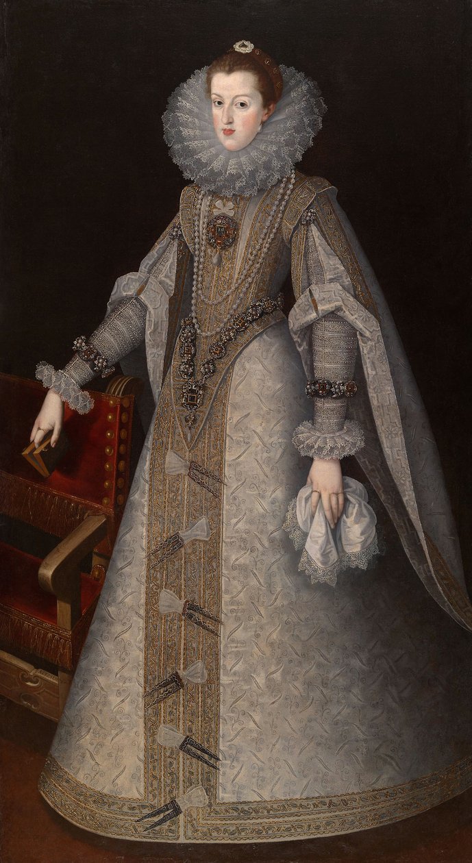 Margaretha van Oostenrijk, Koningin van Spanje, ca. 1610 door Andres Lopez Polanco