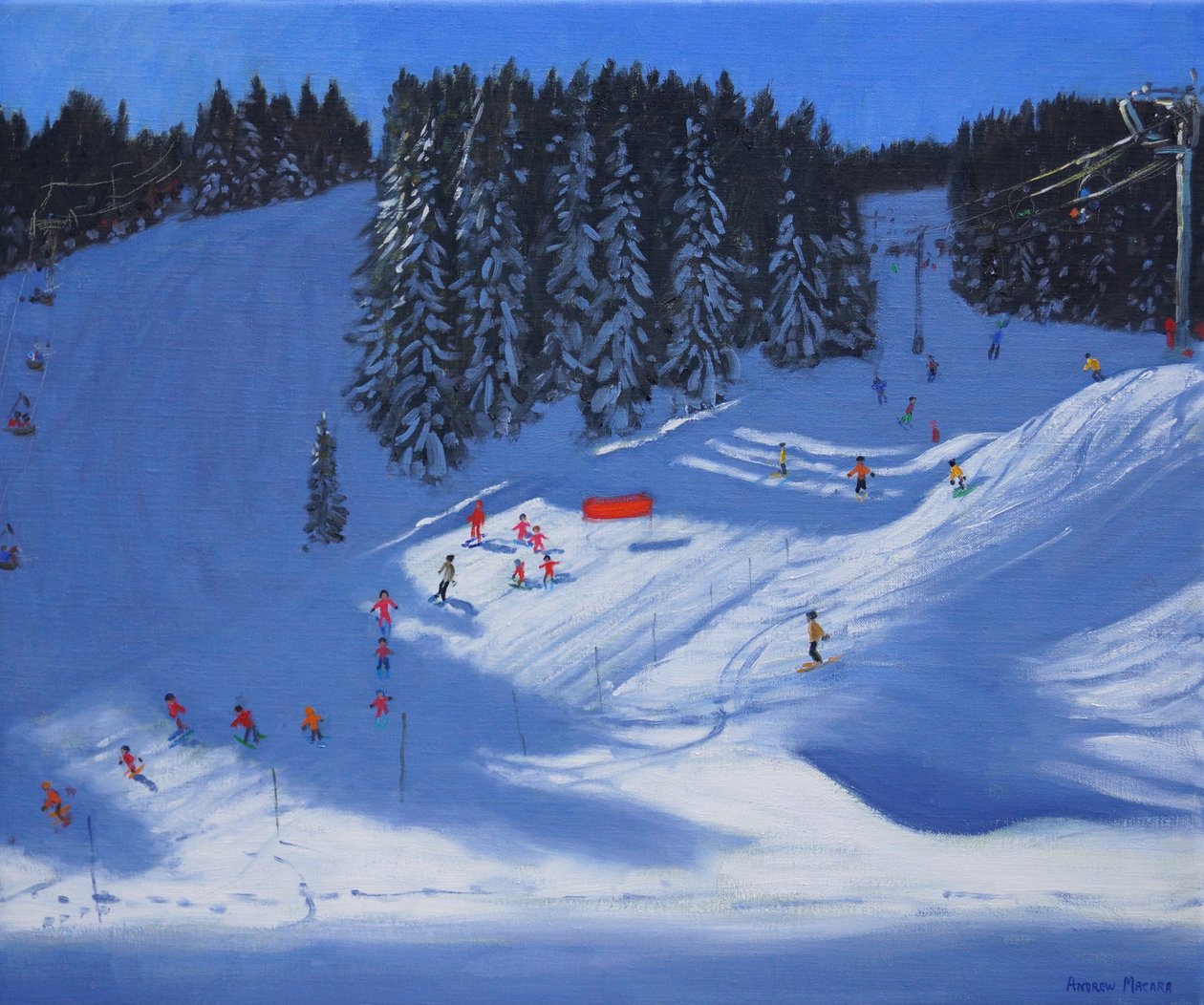 Skischool, Morzine, 2014 door Andrew Macara