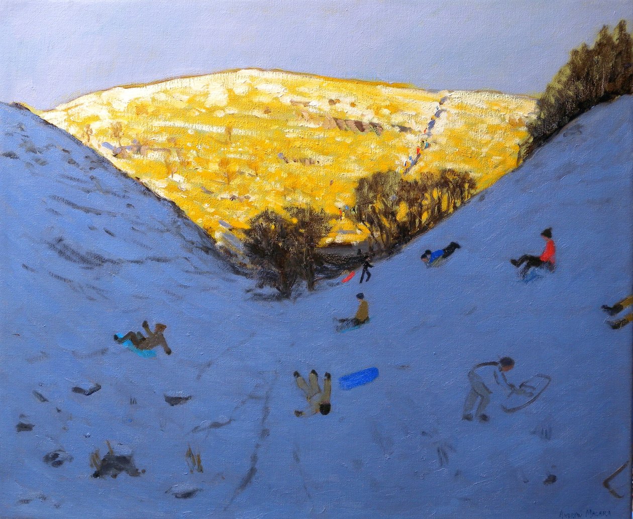 Zon en sneeuw, 2007 door Andrew Macara