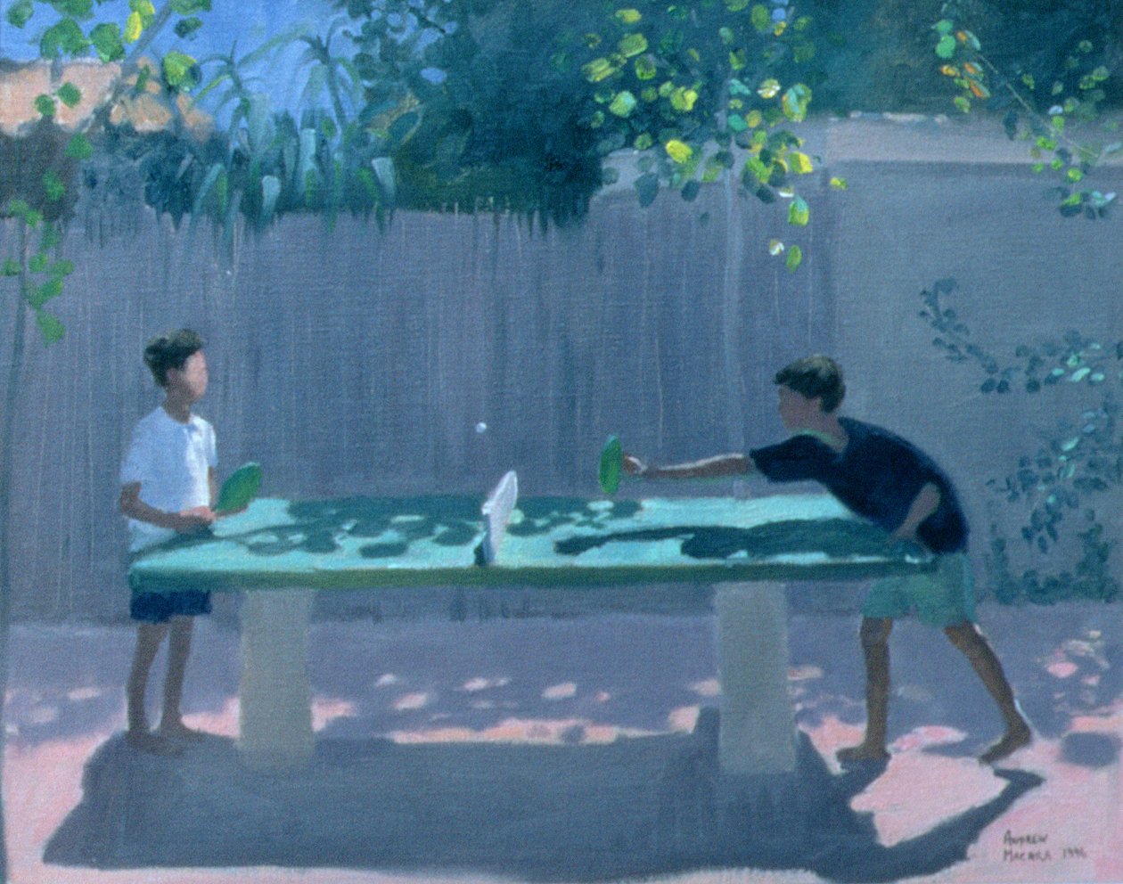 Tafeltennis, Frankrijk, 1996 door Andrew Macara