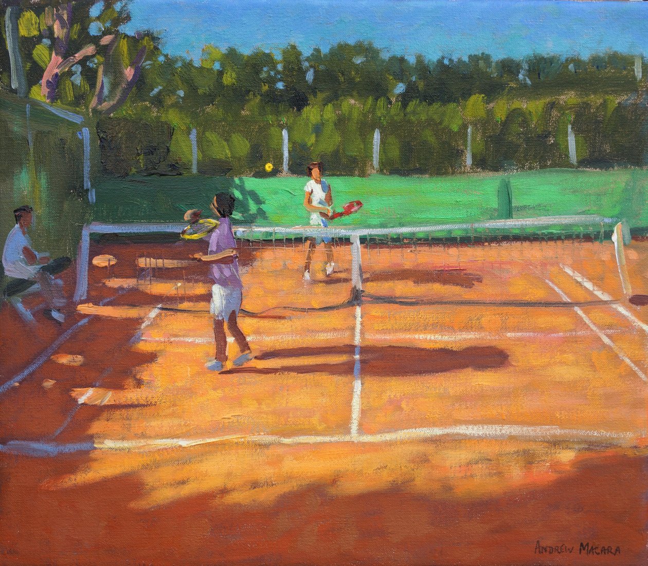Tennis oefenen, Cap d