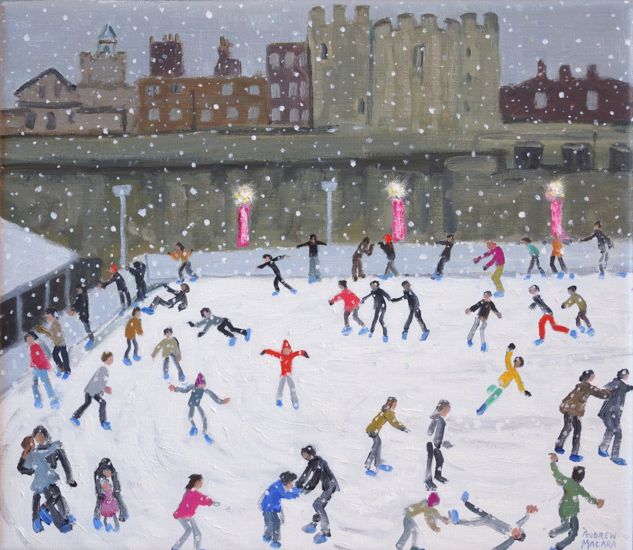 IJsbaan van de Tower of London, 2015 door Andrew Macara