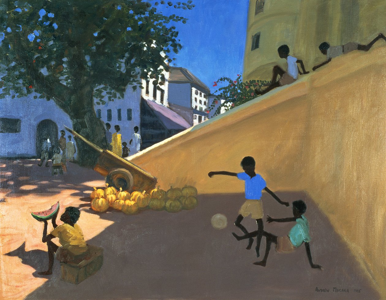 Watermeloenen, Lamu, Kenia, 1995 door Andrew Macara