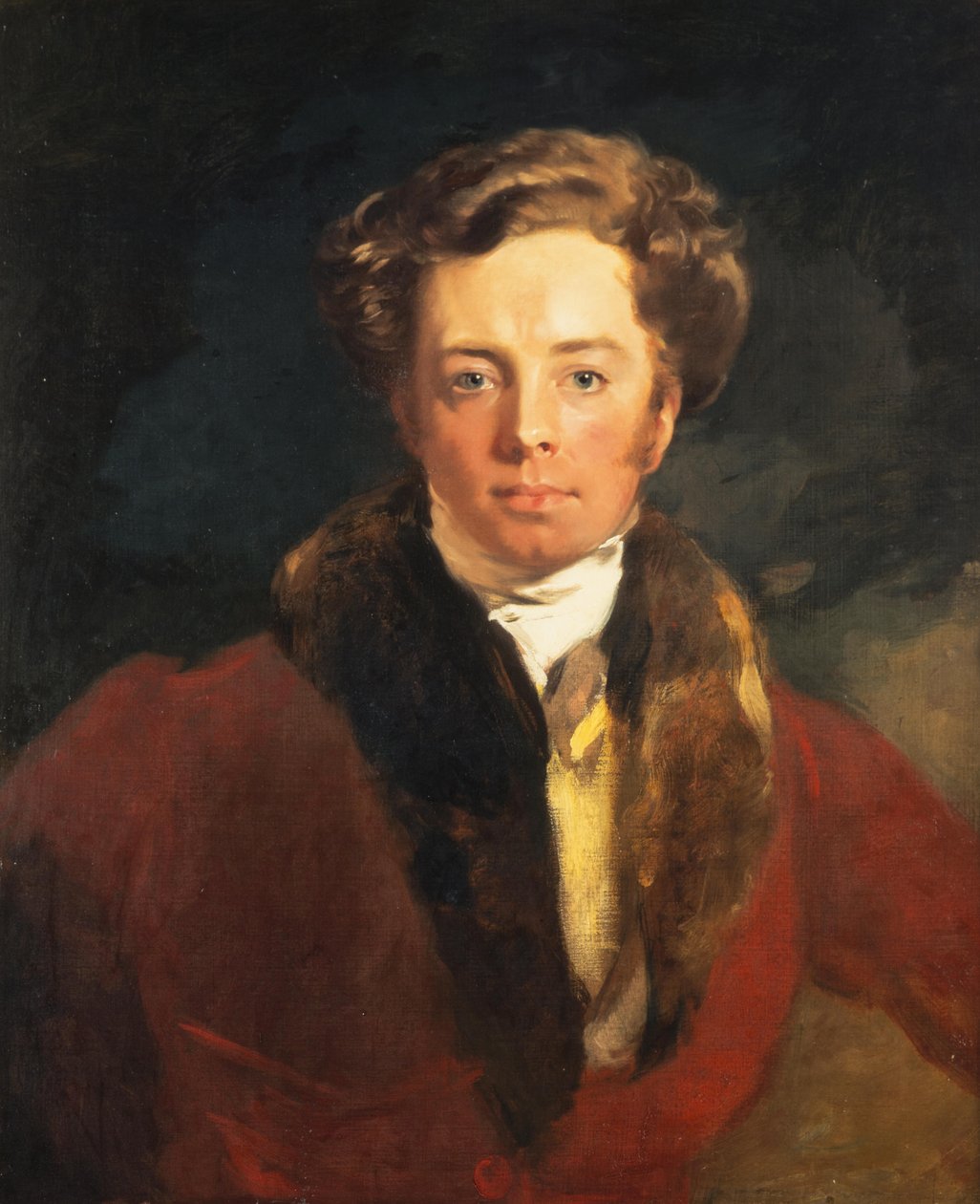 Andrew Geddes, 1783 - 1844. Kunstenaar (Zelfportret) door Andrew Geddes