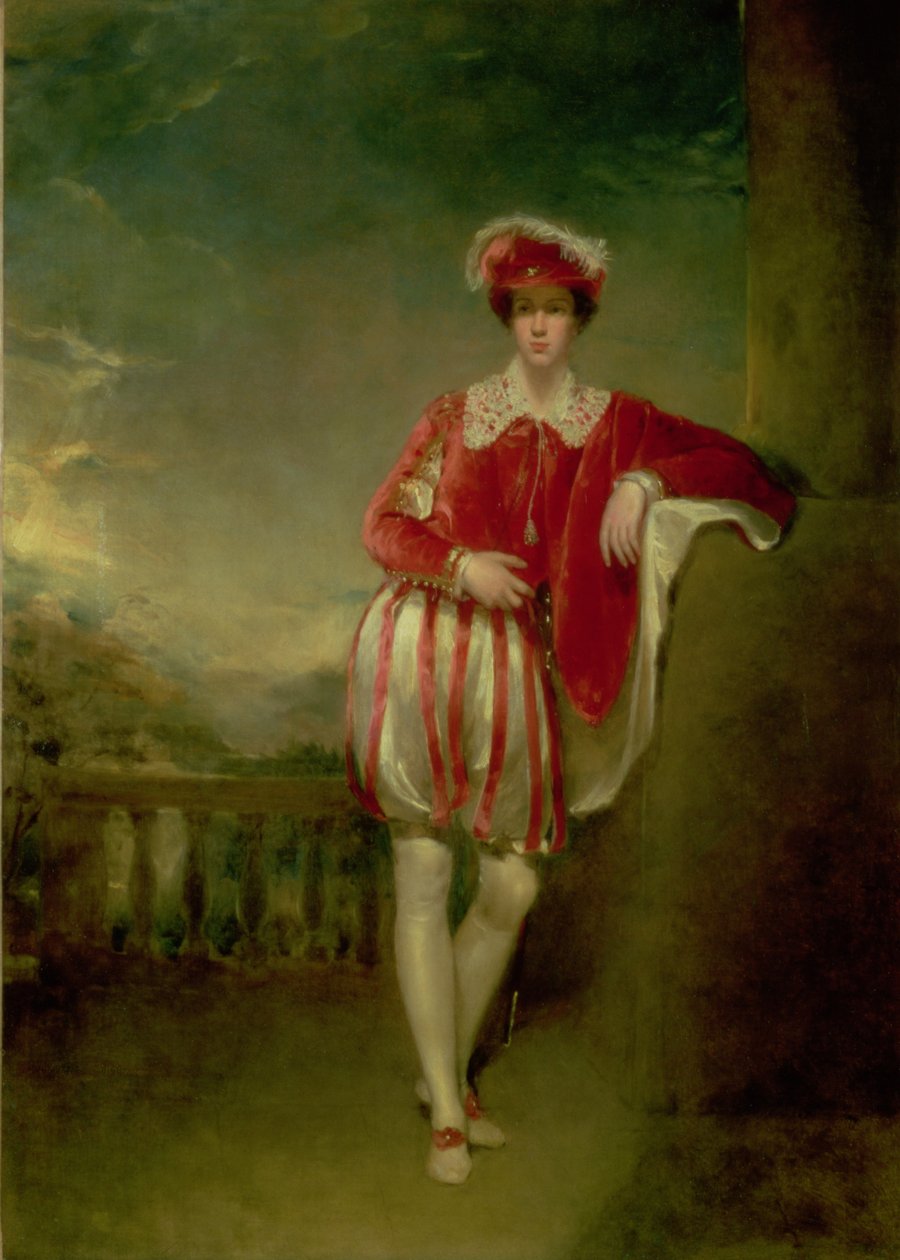 De Acteur William Henry West Betty door Andrew Geddes