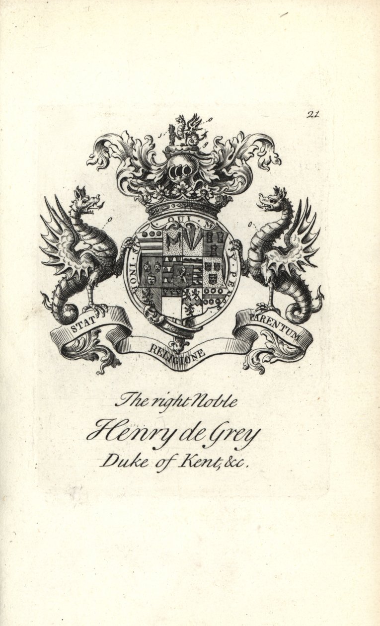 Wapen en wapenrusting van de zeer edele Henry de Grey door Andrew Johnston