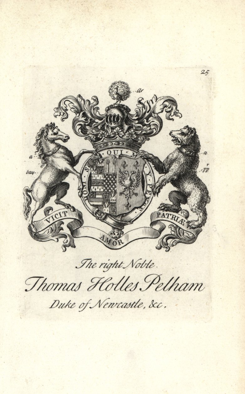 Wapen en wapenrusting van de zeer edele Thomas Holles Pelham door Andrew Johnston