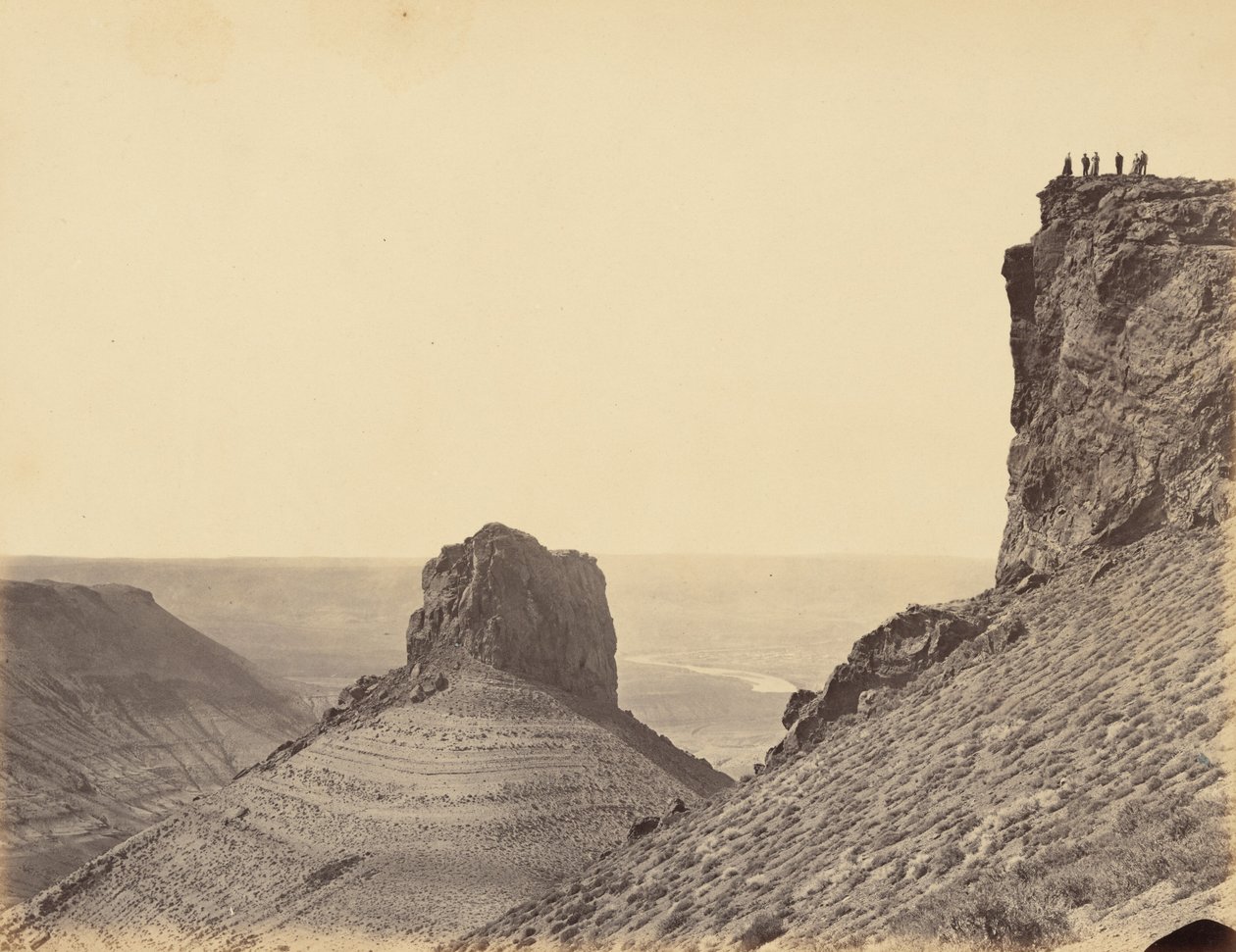 Plaat 23. Op de bergen van Green River,1869 (foto) door Andrew Joseph Russell