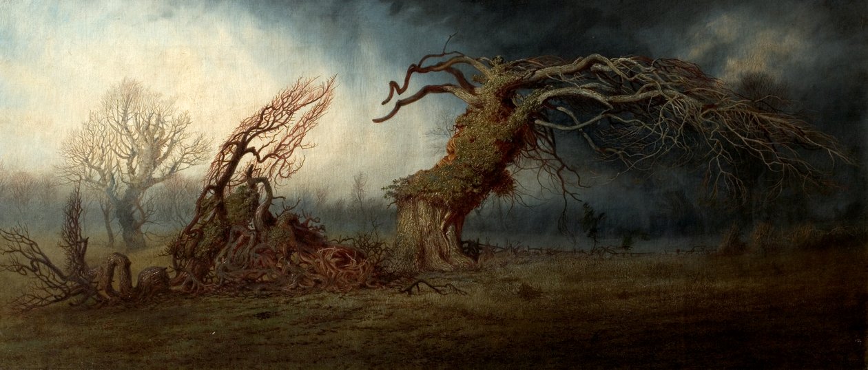 De verbrijzelde boom door Andrew MacCallum