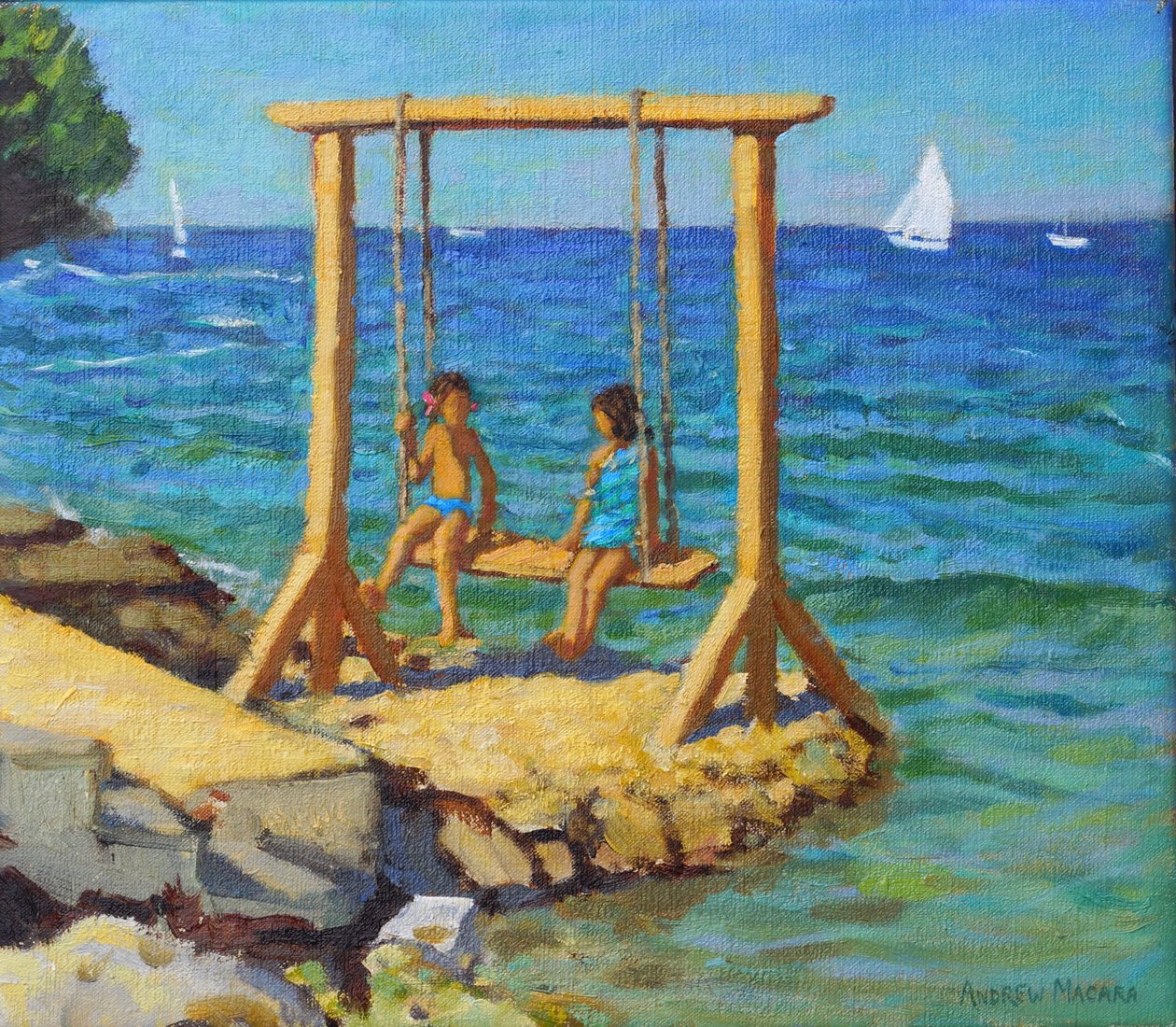 De Schommel, Funtana, Vrsar, Kroatië door Andrew Macara