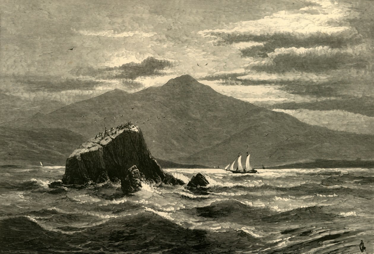 Mount Tamalpais en Rode Veranda, 1872 door Andrew Varick Stout Anthony