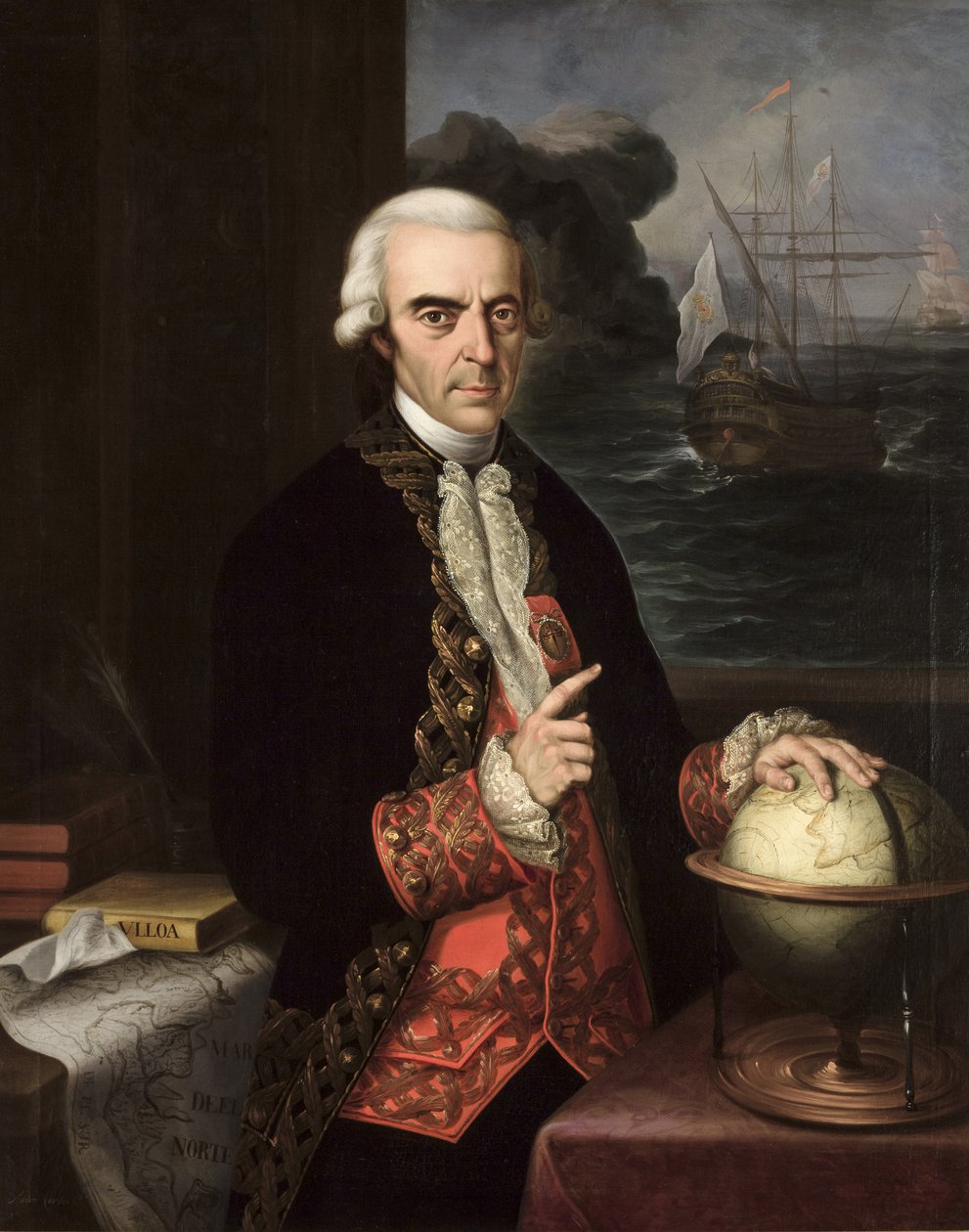 Antonio de Ulloa door Andrés Cortés y Aguilar