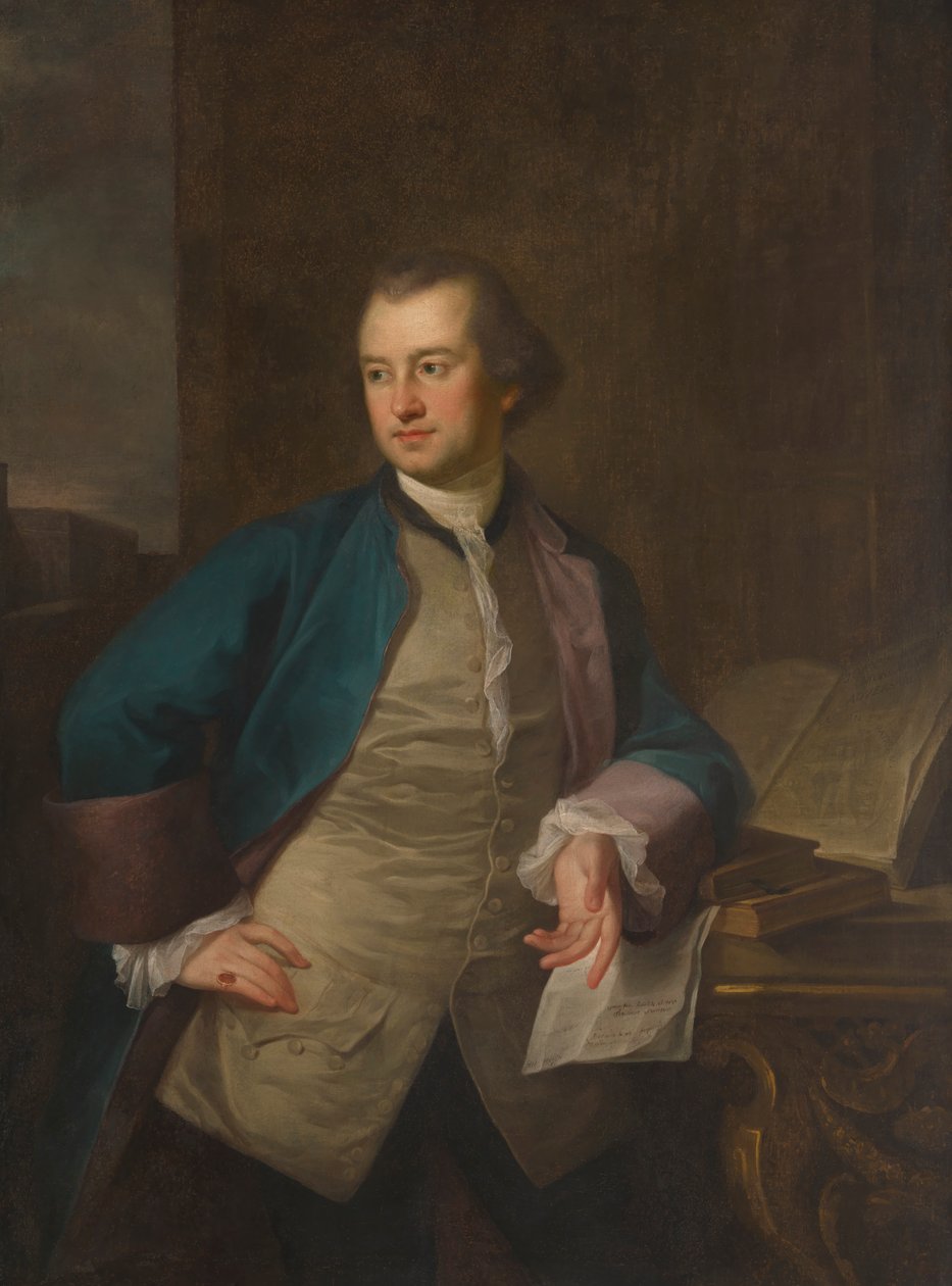 Dr. John Morgan, 1764 door Angelica Kauffman