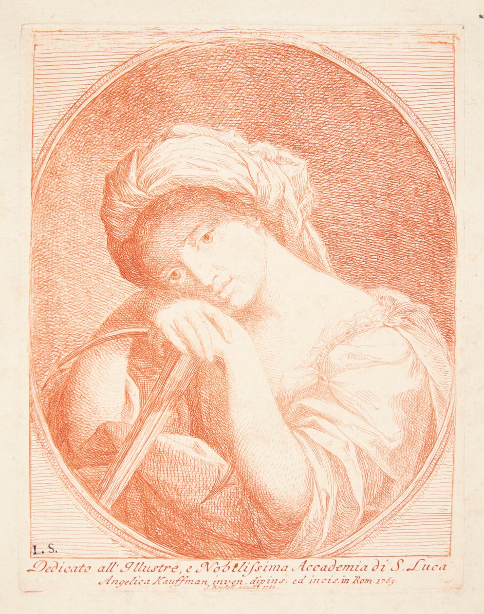 Die Hoffnung door Angelica Kauffmann