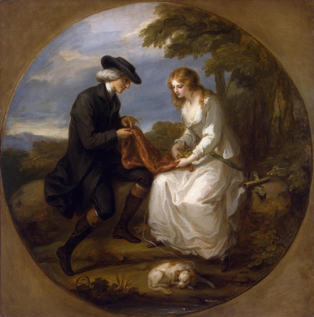 Krankzinnige Maria door Angelica Kauffmann
