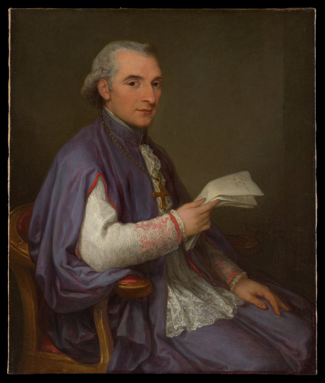 Monseigneur Giuseppe Spina (1756–1828) door Angelica Kauffmann