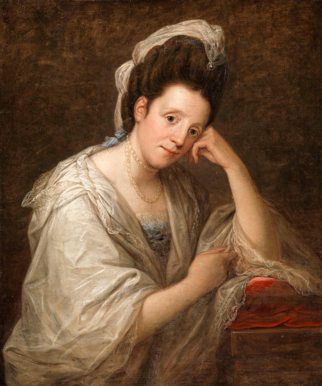Portret van mevrouw Helen (Dorothea Daniel) (overl. 1806) door Angelica Kauffmann
