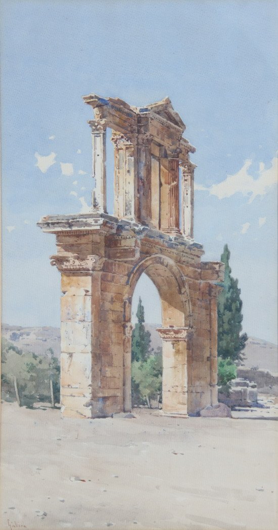 Hadrians poort door Angelos Giallinas