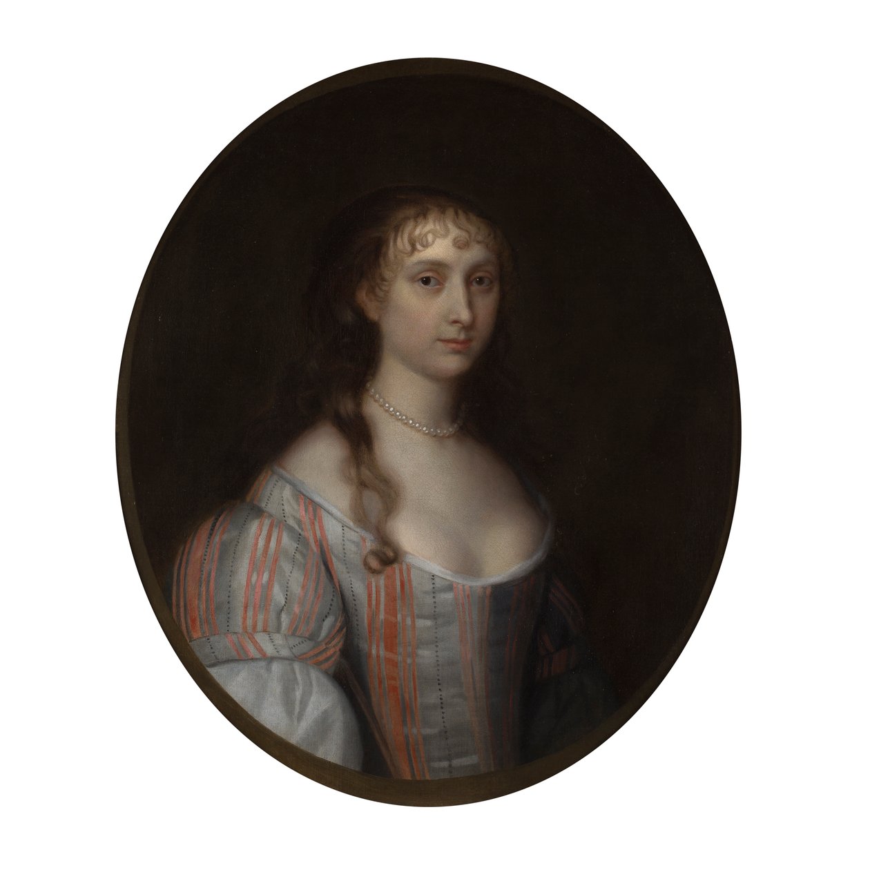 Portret van een Jonge Dame door Anglo Flemish School