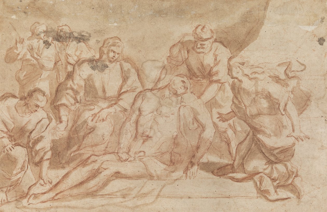 Graflegging van Christus door Aniello Falcone