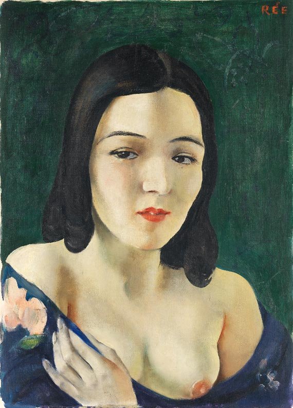 Portret van een meisje door Anita Ree