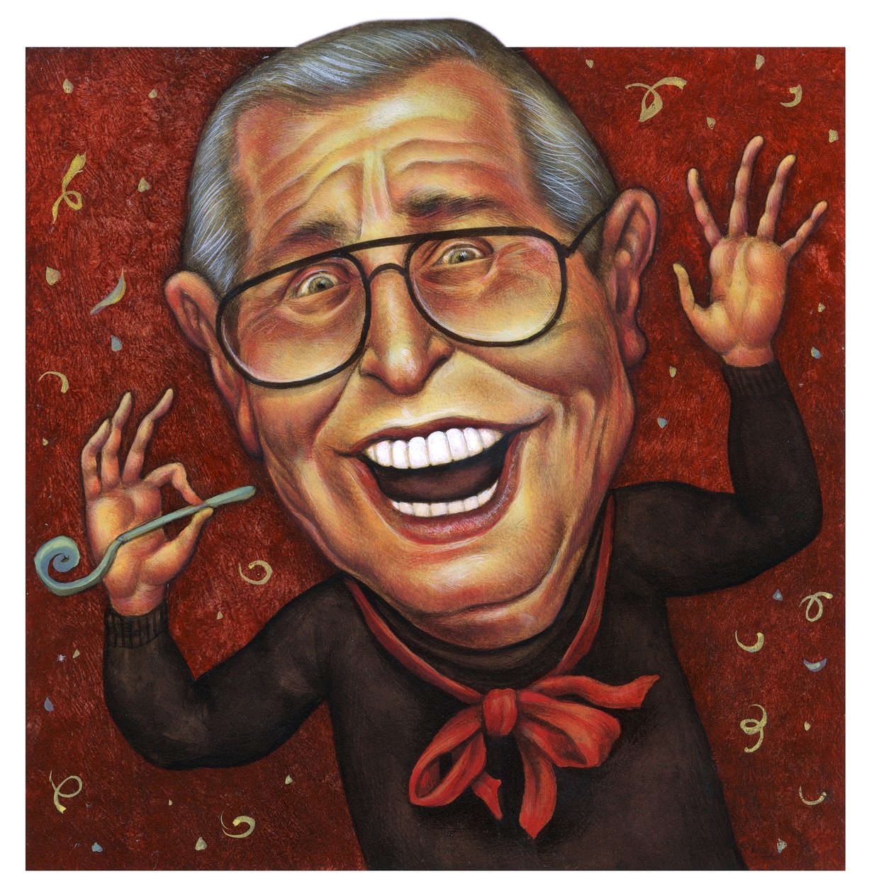 Milton Berle door Anita Kunz