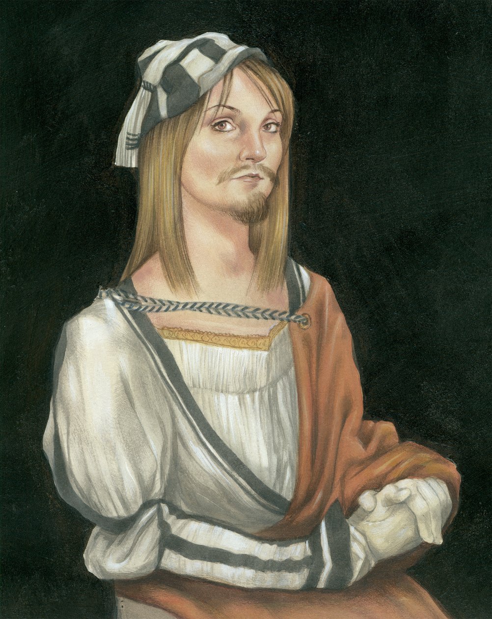 Zelfportret met Gezichtshaar, 2011 door Anita Kunz