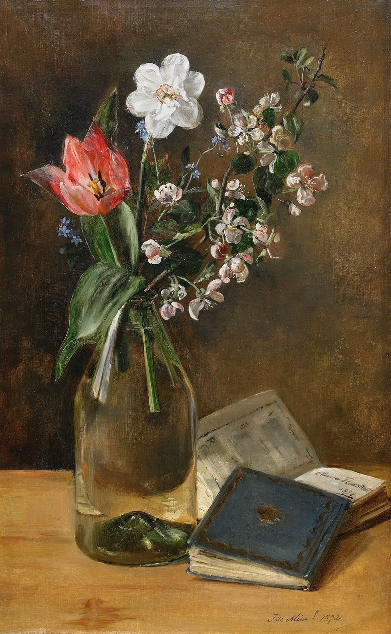 Stilleven met lentebloemen door Anna Munthe Norstedt