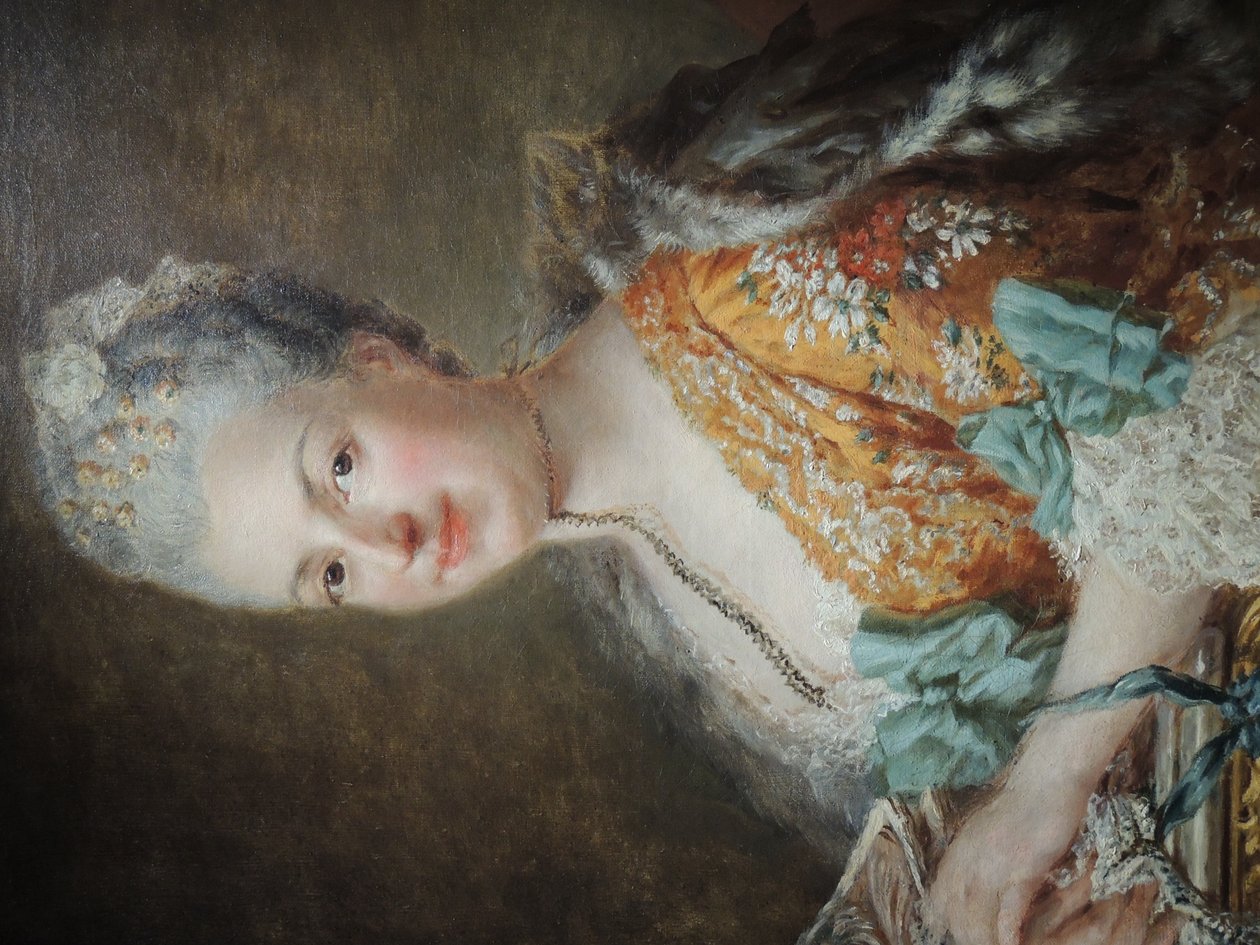Louise-Honorine Crozat du Châtel, hertogin van Choiseul (Therbush) door Anna Dorothea Therbusch