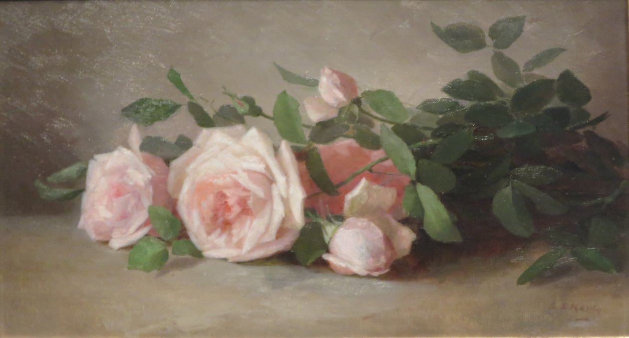 Stilleven van rozen door Anna Eliza Hardy
