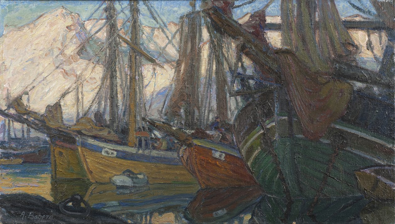 Een rustige avond. Studie uit Noord-Noorwegen door Anna Katarina Boberg