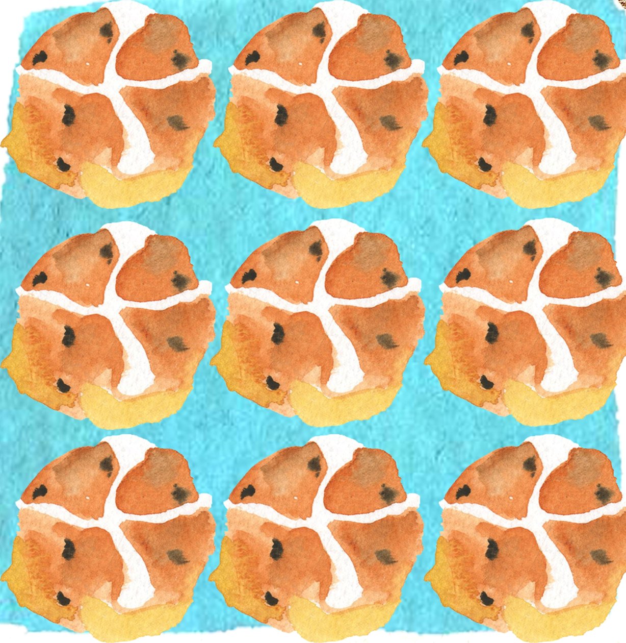 Kruisbroodjes door Anna Platts