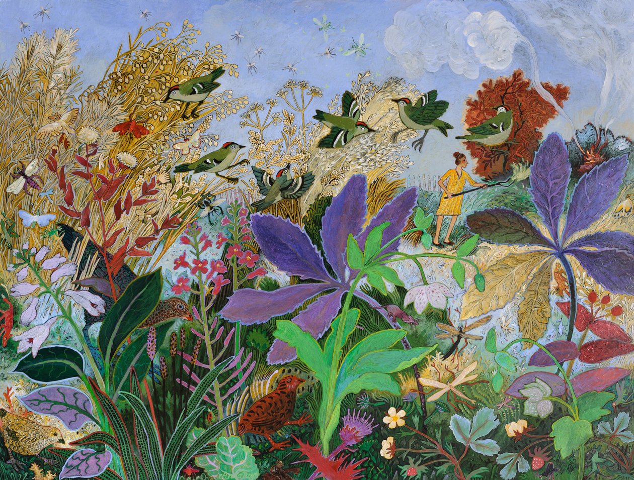 Afbranden, 2014 (acryl) door Anna Pugh