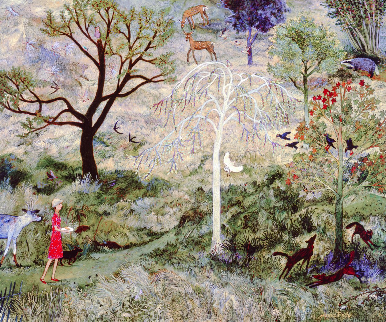 Carrying home the Butter, 2008 (acryl) door Anna Pugh