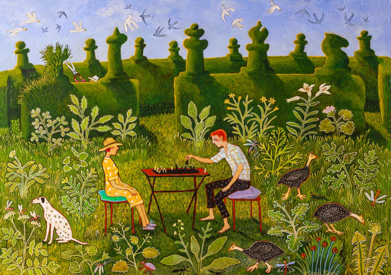 Besluiten Besluiten, 2020 (acryl) door Anna Pugh