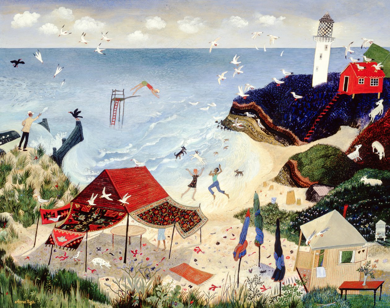 Plezier, 2005 (acryl) door Anna Pugh