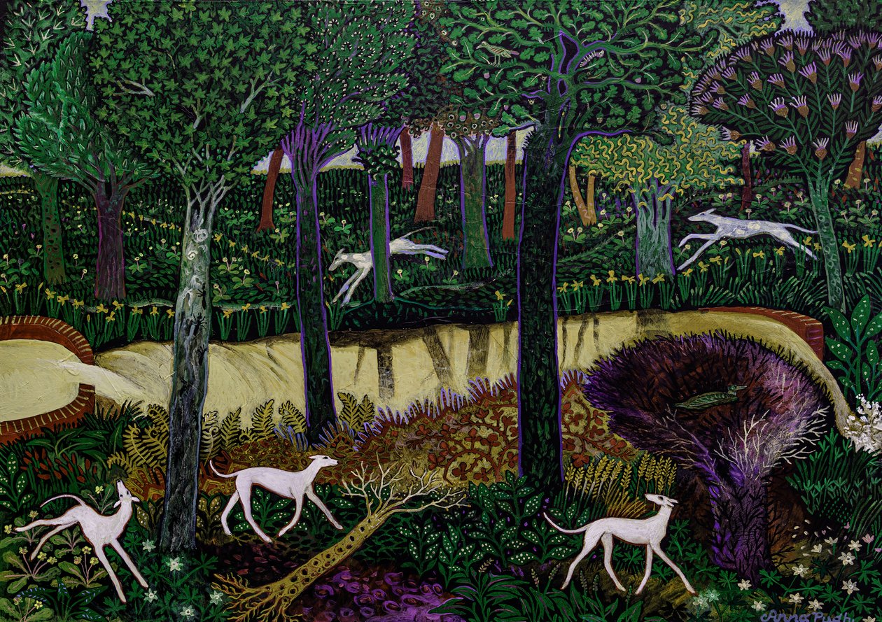 Primrose, 2017 (acryl) door Anna Pugh