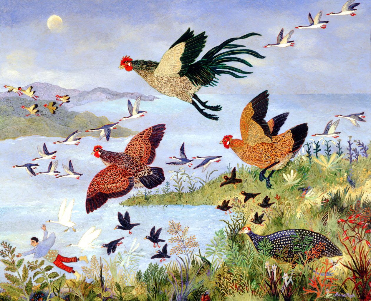 De roep van het wild, 2008 (acryl) door Anna Pugh
