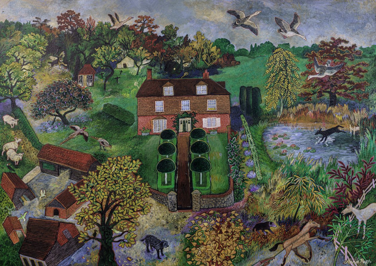 De banden die binden, 2021 (schilderij) door Anna Pugh
