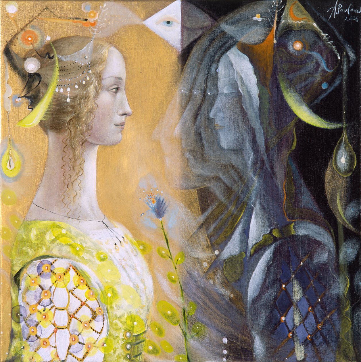 Schorpioen, 2006 (olieverf op Belgisch linnen) door Annael Anelia Pavlova