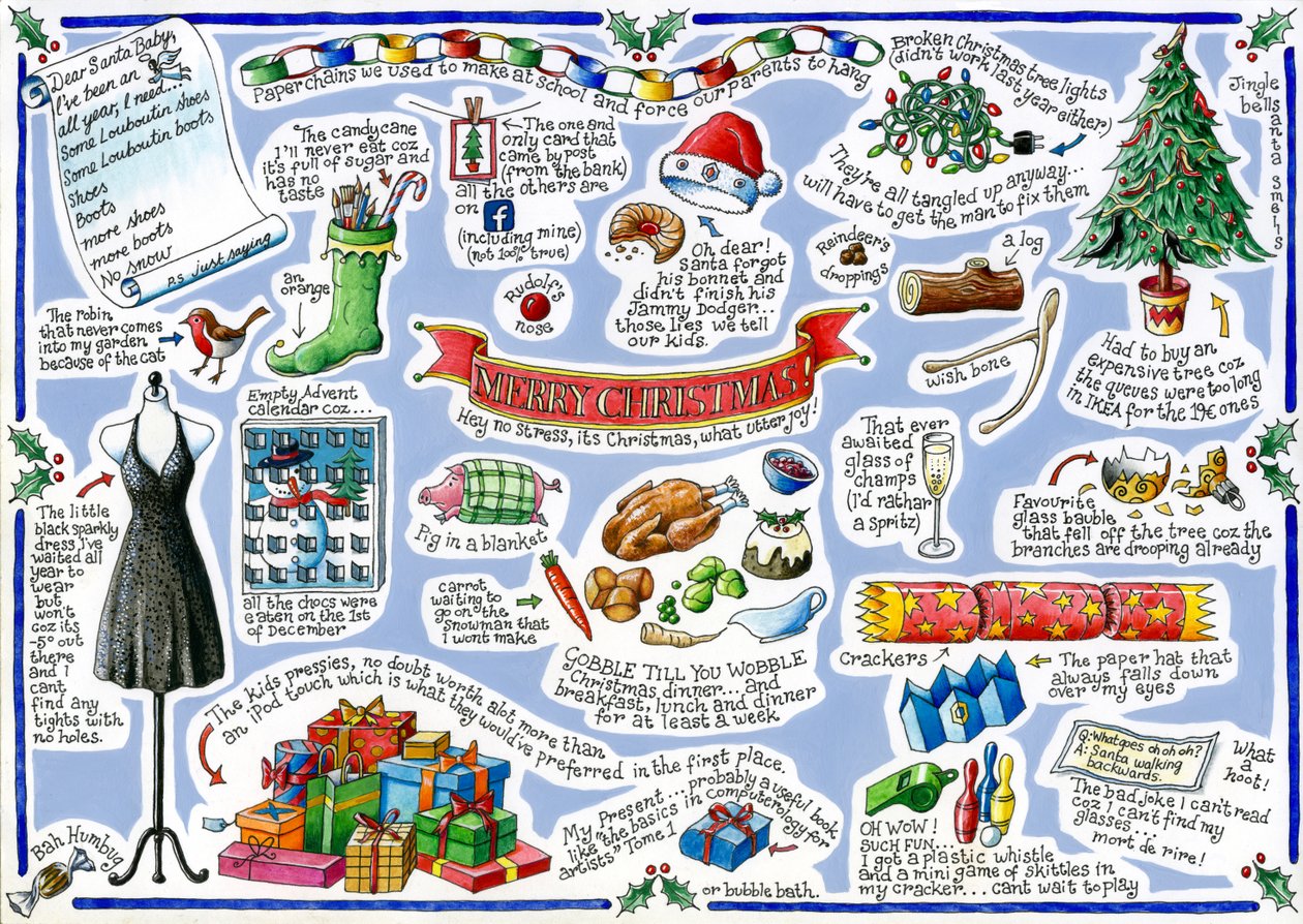 Vrolijk Kerstfeest, 2016 door Annalisa Morrocco