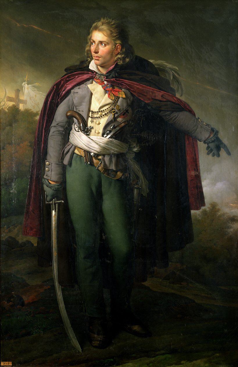 Jacques Cathelineau (1759-93) 1824 door Anne-Louis Girodet de Roucy-Trioson