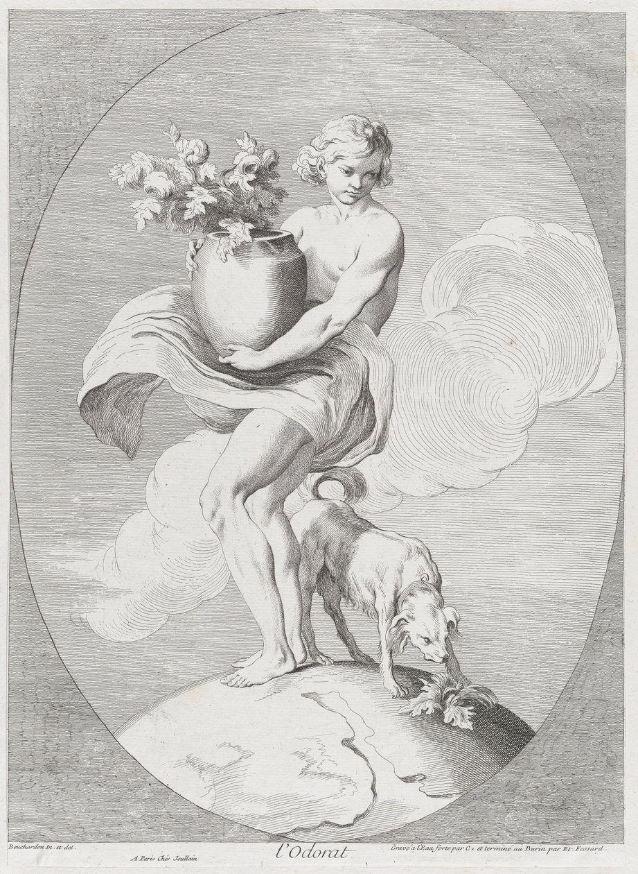Geur door Anne Claude Philippe de Caylus, Etienne Fessard