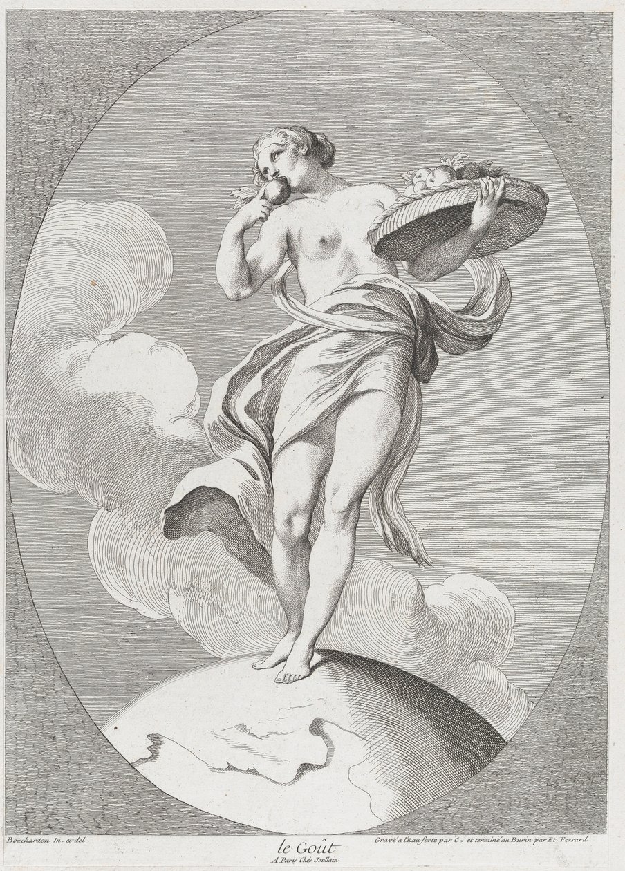 Smaak, 1730-65 door Anne Claude Philippe de Caylus, Etienne Fessard