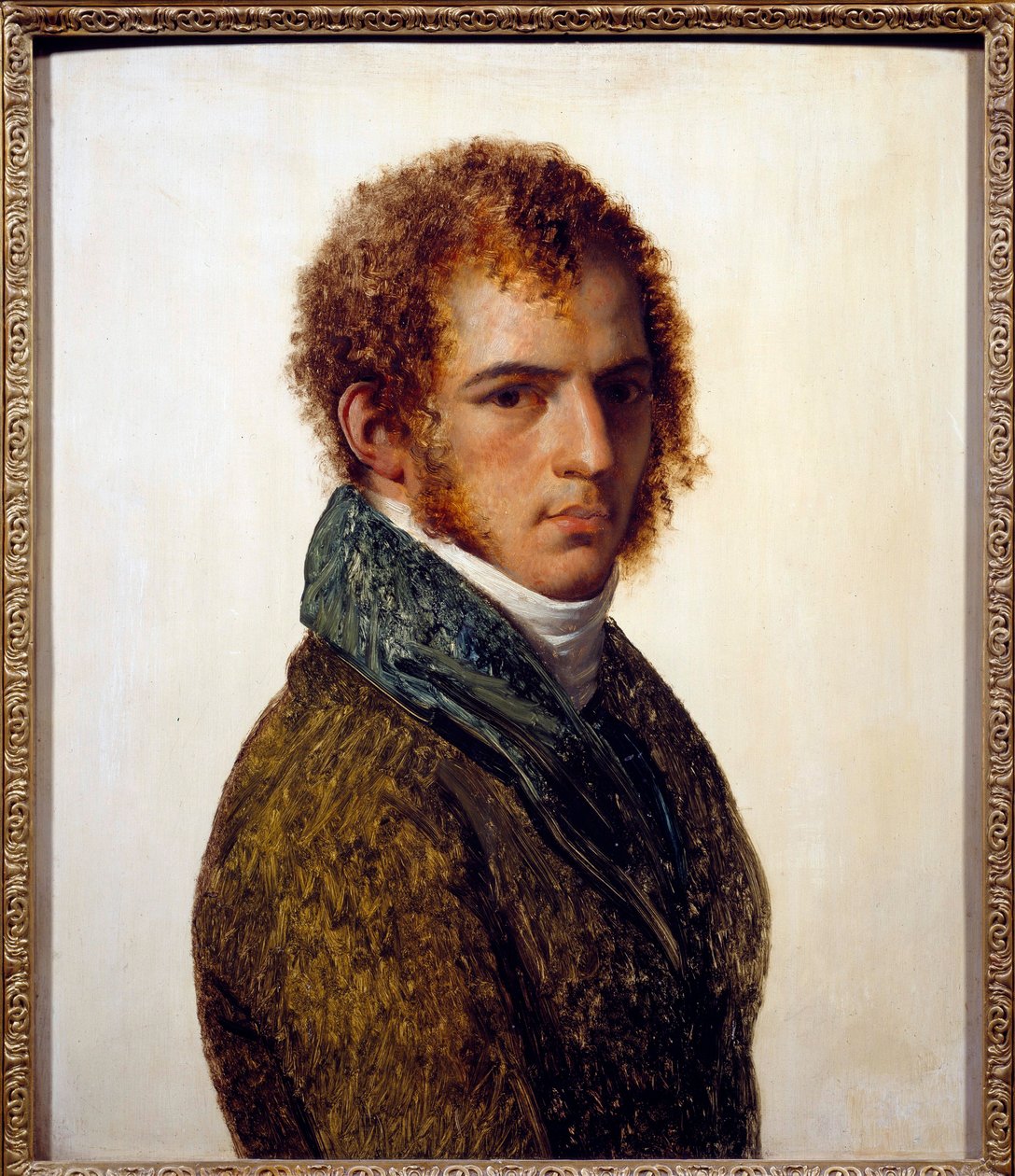 Portret van de schilder Benjamin Rolland door Anne Louis Girodet de Roucy Trioson