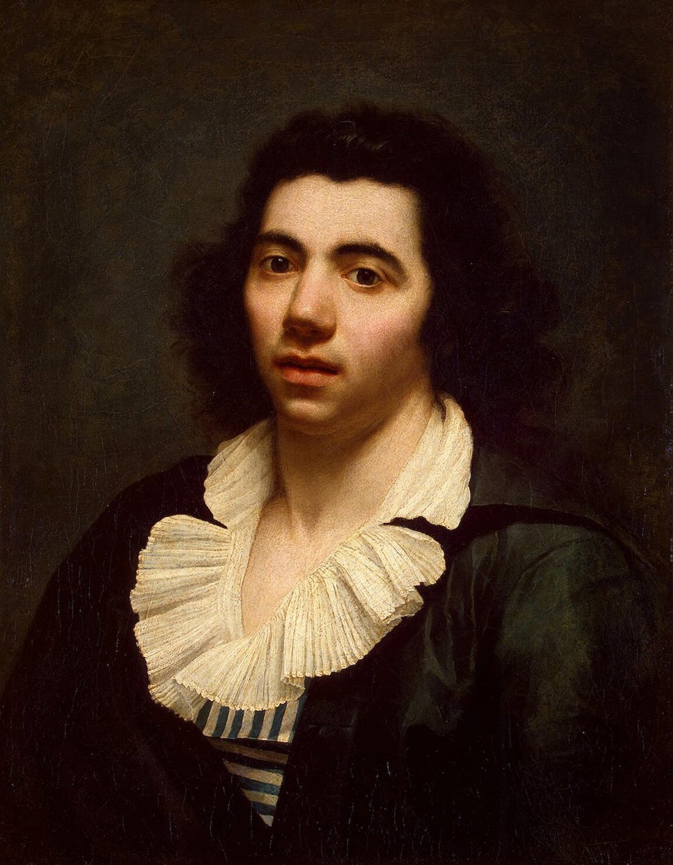 Zelfportret, Begin 19e eeuw door Anne Louis Girodet de Roucy Trioson