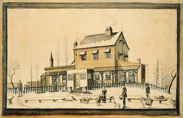Angelica, Winter van 1814 door Anne Marguerite Hyde de Neuville